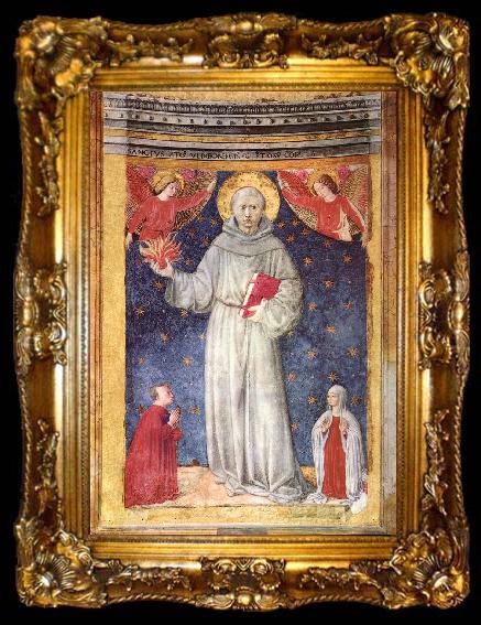 framed  GOZZOLI, Benozzo St Anthony of Padua sg, ta009-2